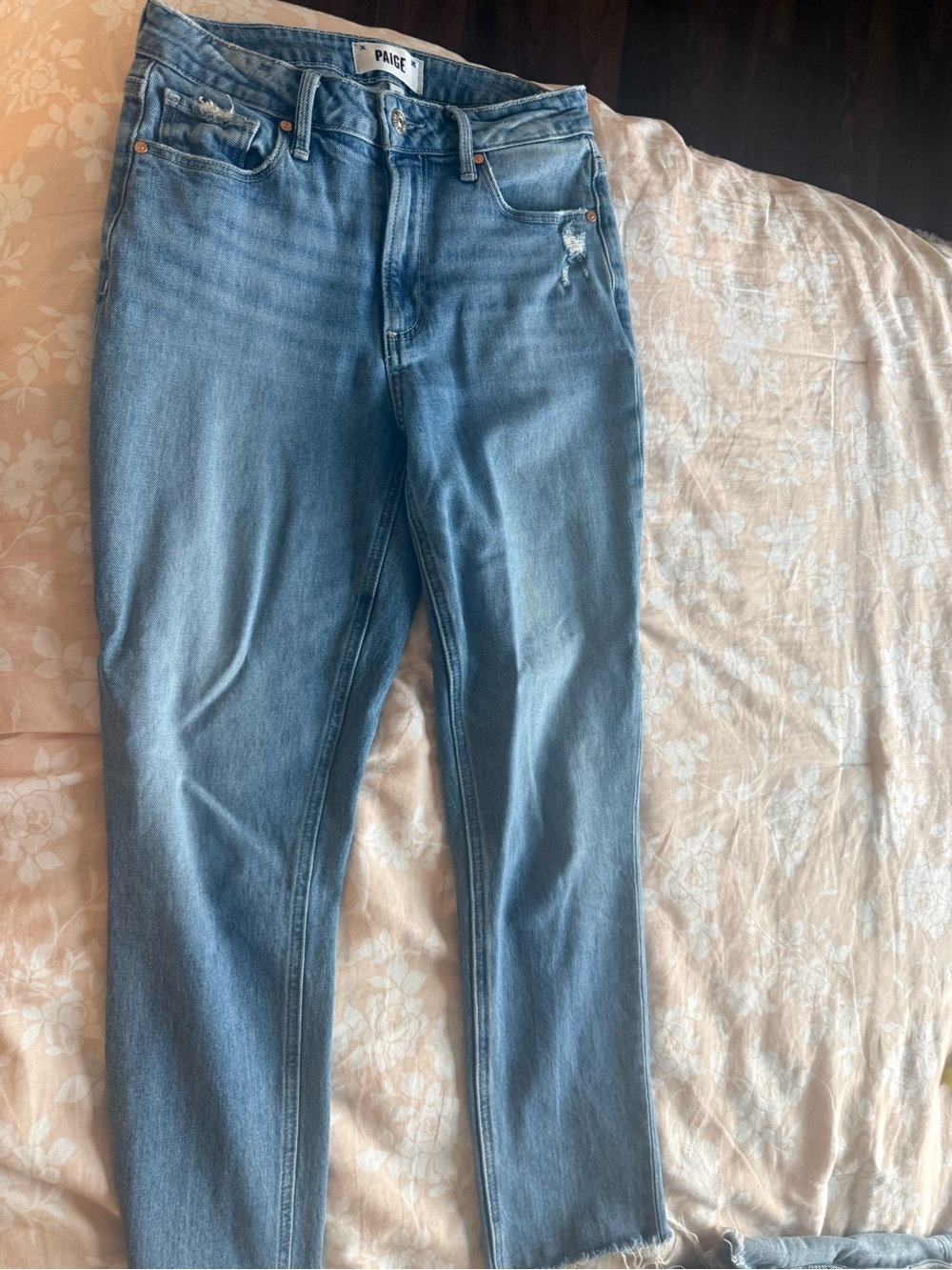 PAIGE Light Blue High-Rise Women's Jeans